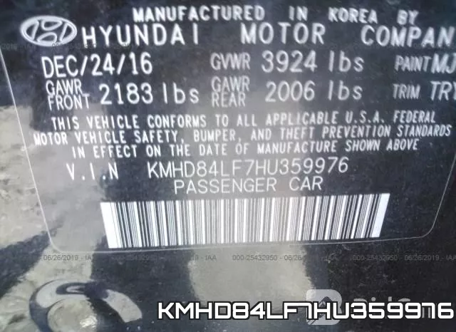 KMHD84LF7HU359976 фото 10