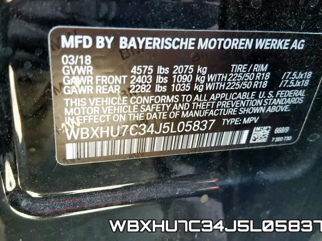 WBXHU7C34J5L05837 фото 2
