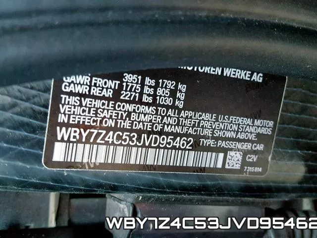WBY7Z4C53JVD95462 фото 2