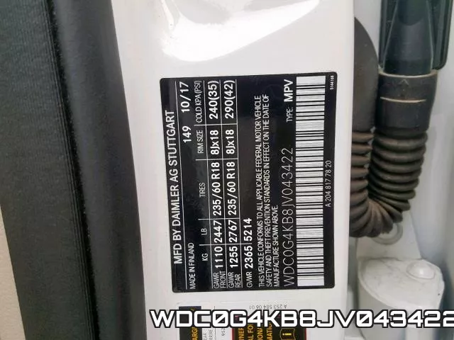 WDC0G4KB8JV043422 фото 2