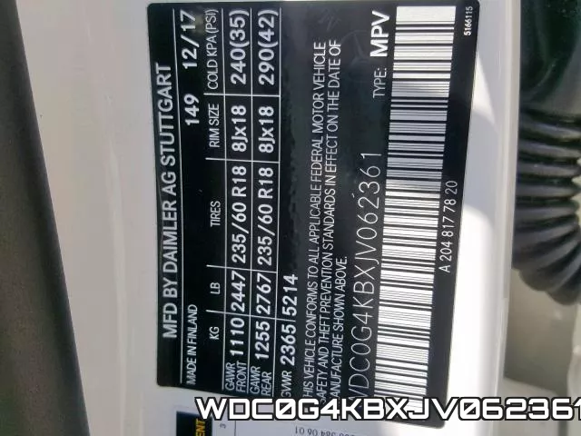 WDC0G4KBXJV062361 фото 2
