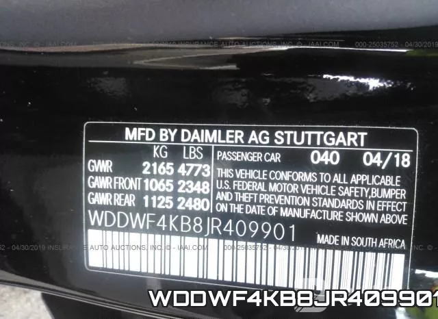 WDDWF4KB8JR409901 фото 10