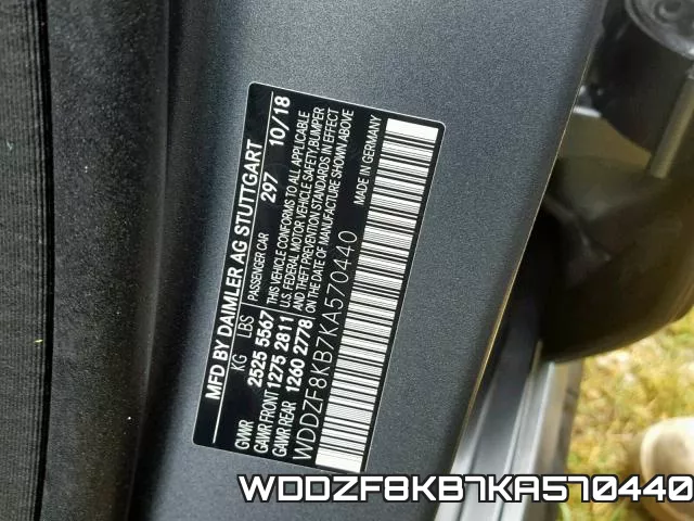 WDDZF8KB7KA570440 фото 2
