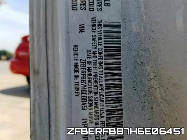 ZFBERFBB7H6E06451 фото 2