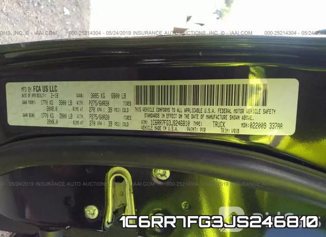 1C6RR7FG3JS246810 фото 10