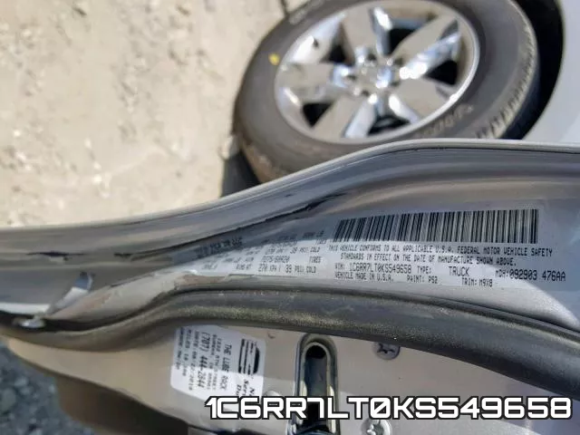 1C6RR7LT0KS549658 фото 2
