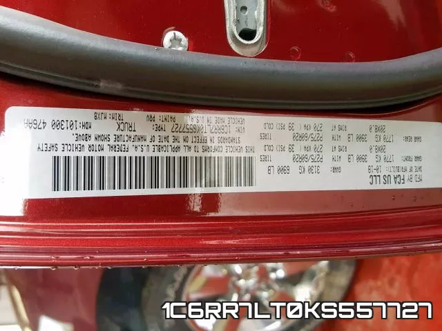 1C6RR7LT0KS557727 фото 2