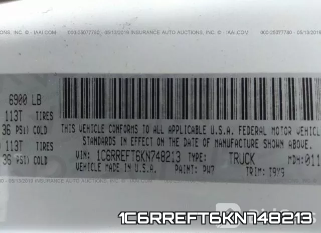 1C6RREFT6KN748213 фото 10