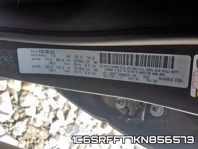 1C6SRFFT7KN856573 фото 2