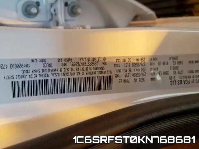 1C6SRFST0KN768681 фото 2