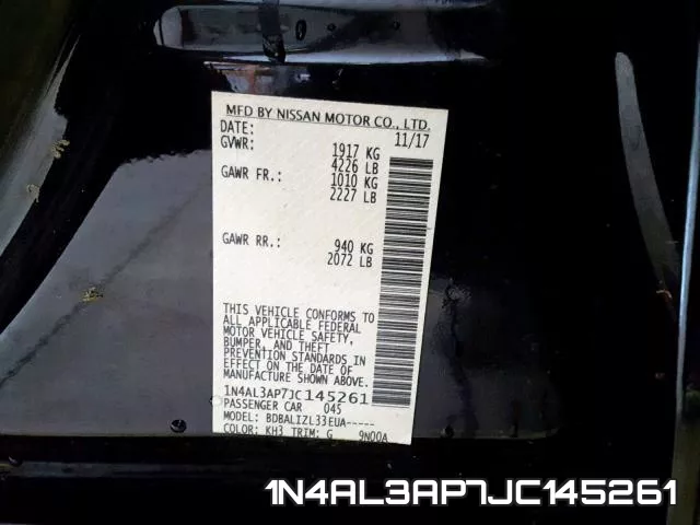 1N4AL3AP7JC145261 фото 2
