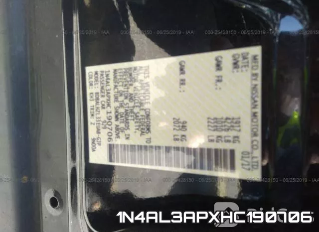 1N4AL3APXHC190706 фото 10
