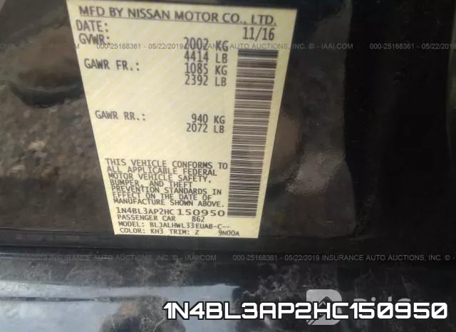 1N4BL3AP2HC150950 фото 10