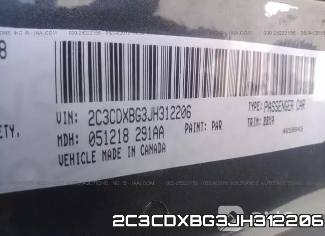 2C3CDXBG3JH312206 фото 10
