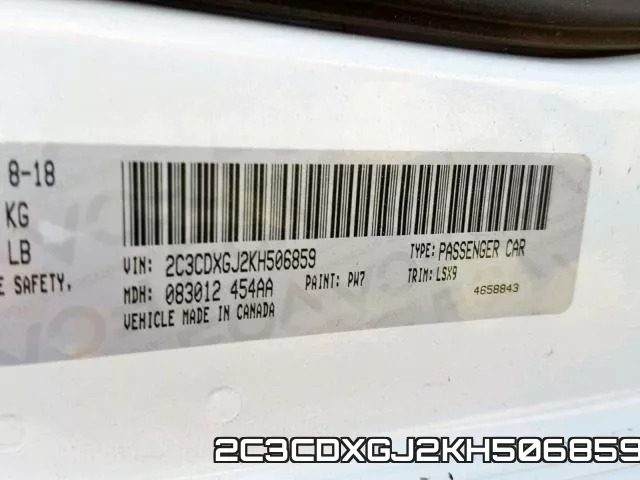 2C3CDXGJ2KH506859 фото 2