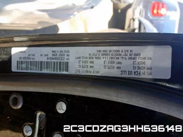 2C3CDZAG3HH636148 фото 2