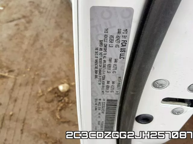 2C3CDZGG2JH257087 фото 2