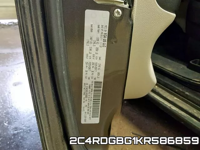 2C4RDGBG1KR586859 фото 2