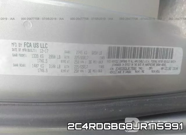 2C4RDGBG8JR175991 фото 10