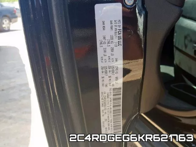 2C4RDGEG6KR621763 фото 2