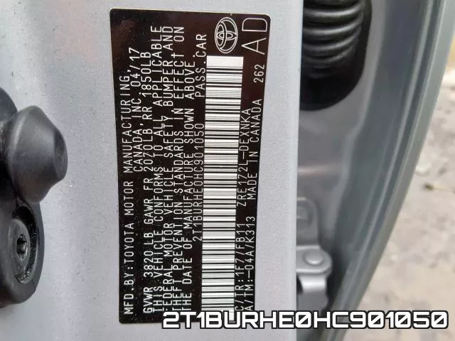 2T1BURHE0HC901050 фото 2