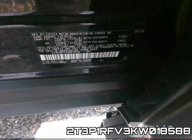 2T3P1RFV3KW018588 фото 10