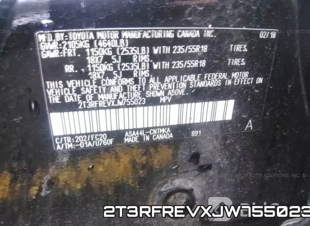 2T3RFREVXJW755023 фото 10