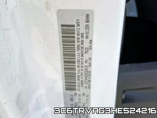 3C6TRVAG3HE524216 фото 2