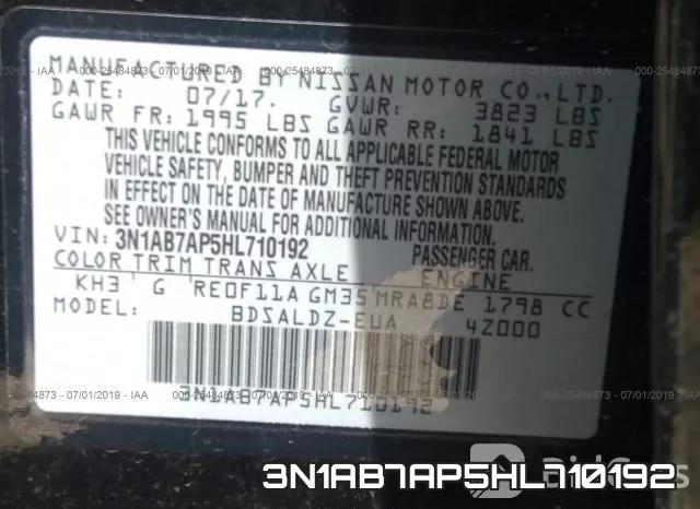 3N1AB7AP5HL710192 фото 10