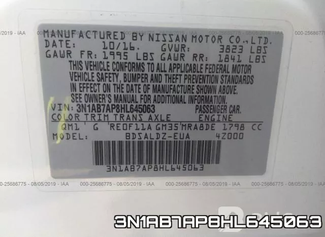 3N1AB7AP8HL645063 фото 10