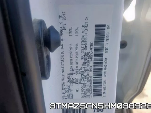 3TMAZ5CN5HM038928 фото 2