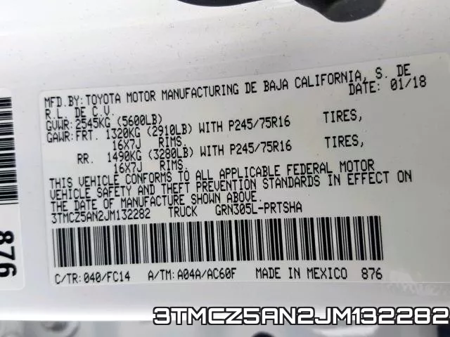 3TMCZ5AN2JM132282 фото 2