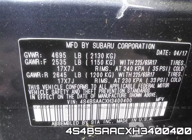 4S4BSAACXH3400400 фото 10