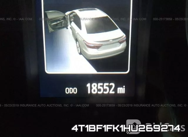 4T1BF1FK1HU269274 фото 8