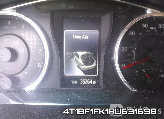 4T1BF1FK1HU631698 фото 8