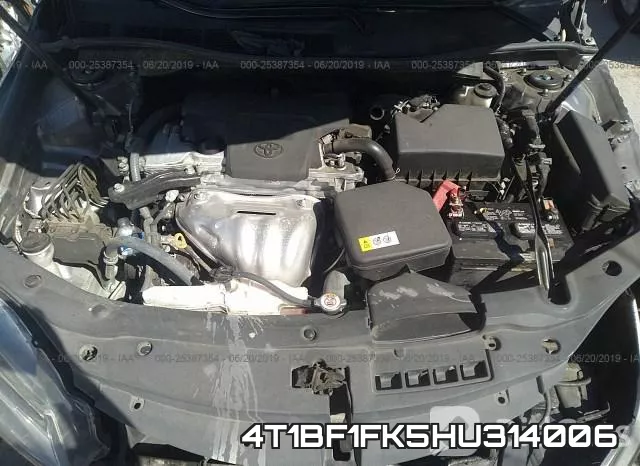 4T1BF1FK5HU314006 фото 2