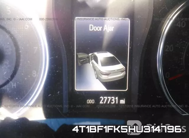 4T1BF1FK5HU314796 фото 8