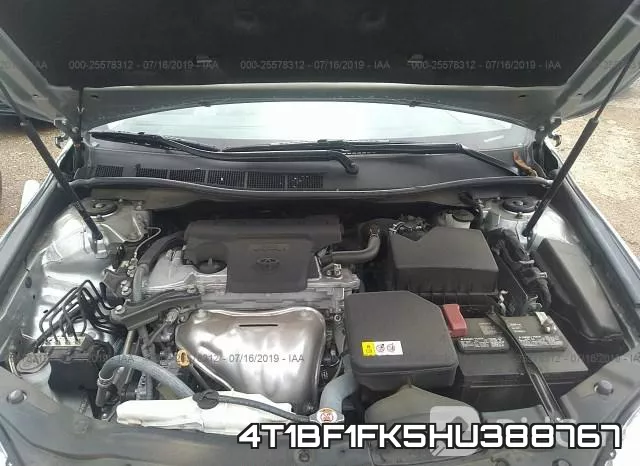 4T1BF1FK5HU388767 фото 2