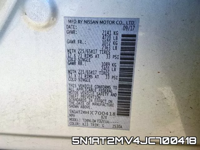5N1AT2MV4JC700418 фото 2