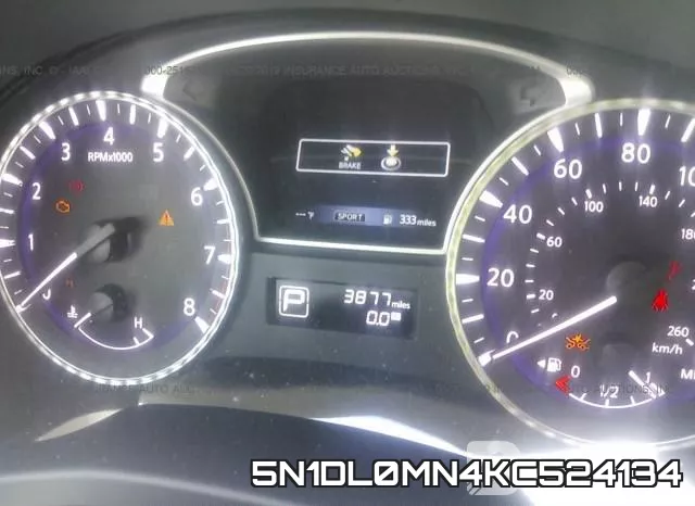 5N1DL0MN4KC524134 фото 8