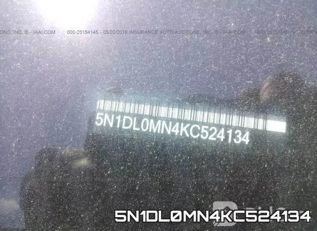 5N1DL0MN4KC524134 фото 10