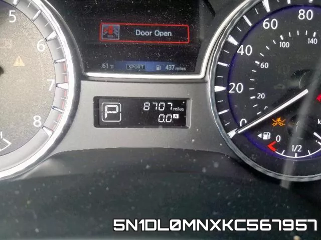 5N1DL0MNXKC567957 фото 8