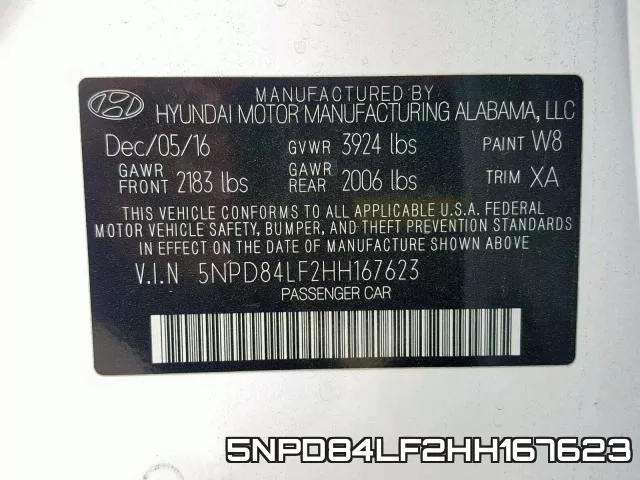 5NPD84LF2HH167623 фото 2