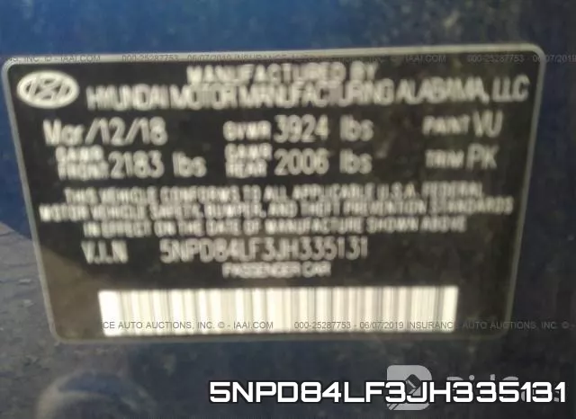 5NPD84LF3JH335131 фото 10
