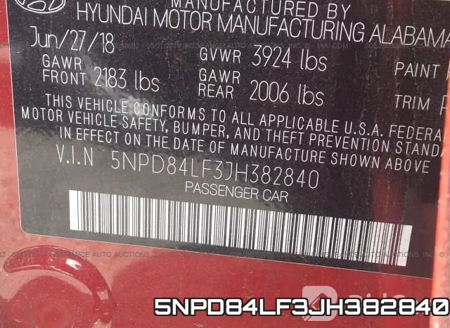5NPD84LF3JH382840 фото 10