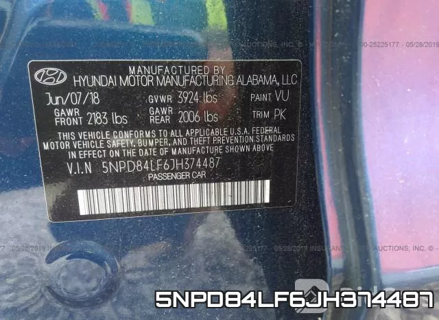 5NPD84LF6JH374487 фото 10