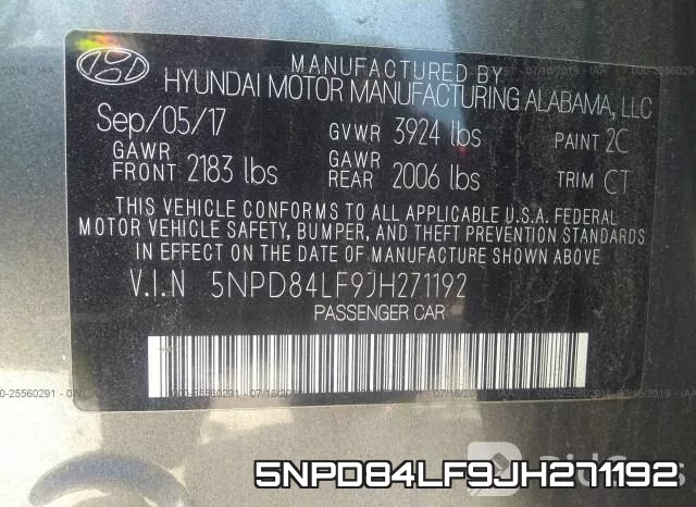 5NPD84LF9JH271192 фото 10