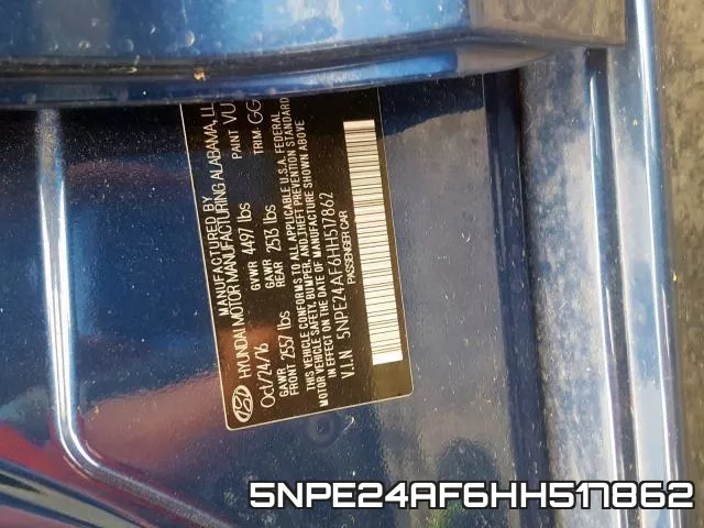 5NPE24AF6HH517862 фото 2