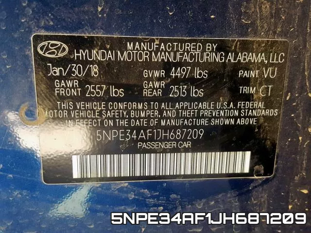 5NPE34AF1JH687209 фото 2