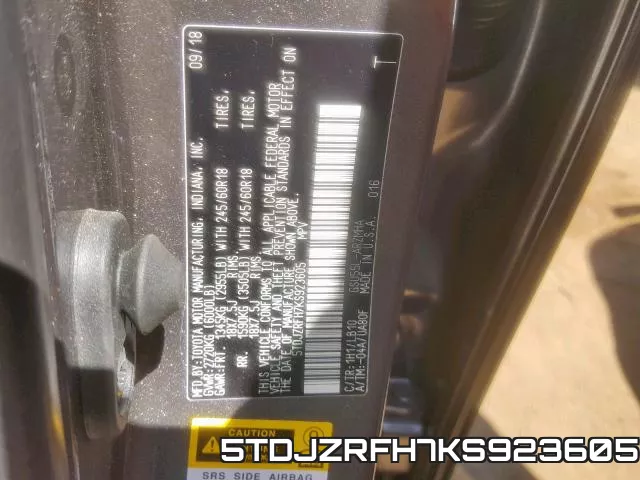 5TDJZRFH7KS923605 фото 2